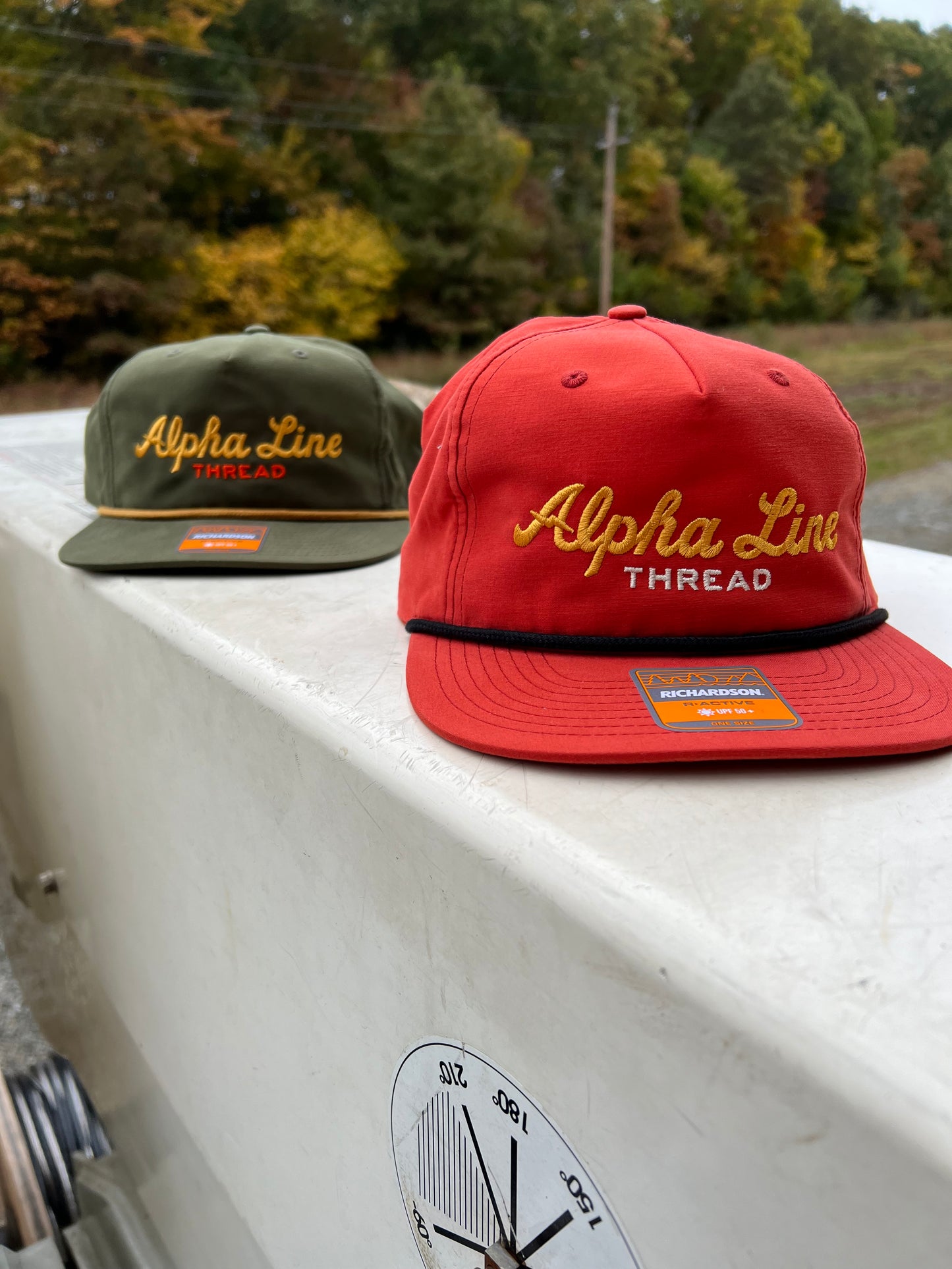 Orange and Black snapback cap