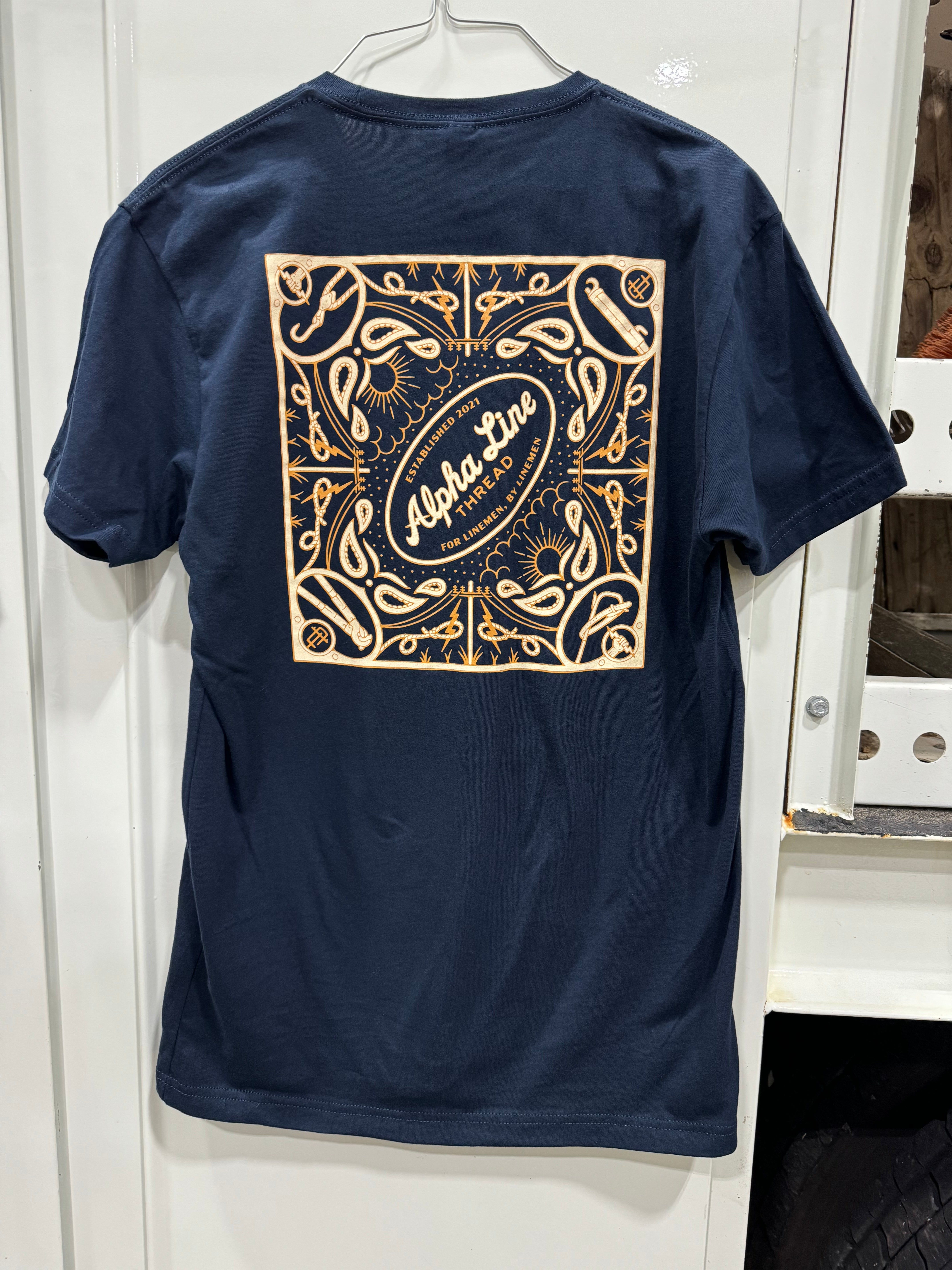 Bandana design t-shirt – Alpha Line Thread