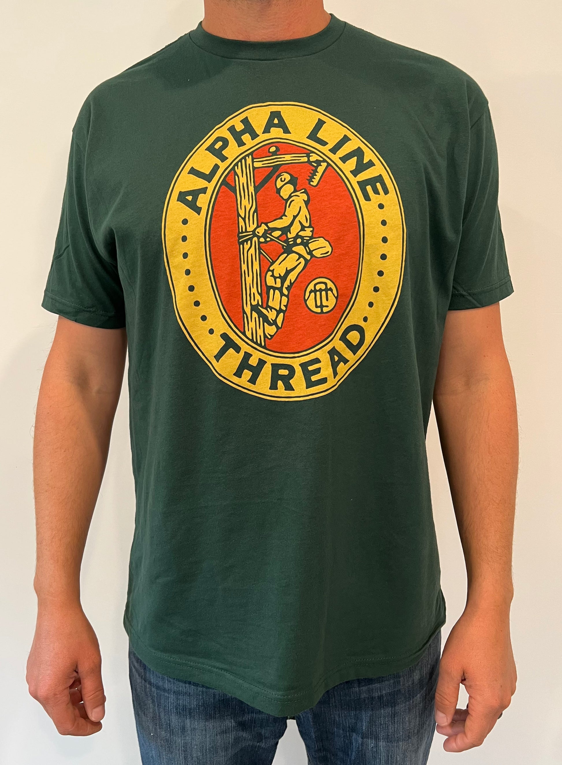 Green lineman shirt