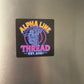 Neon climber magnet