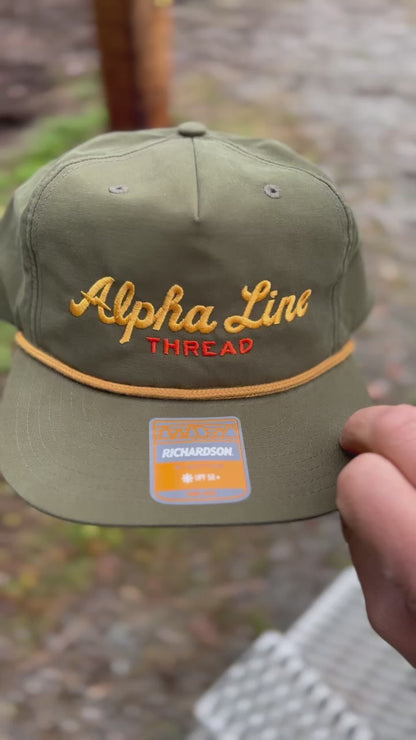 Loden and Gold Umpqua Snapback Cap