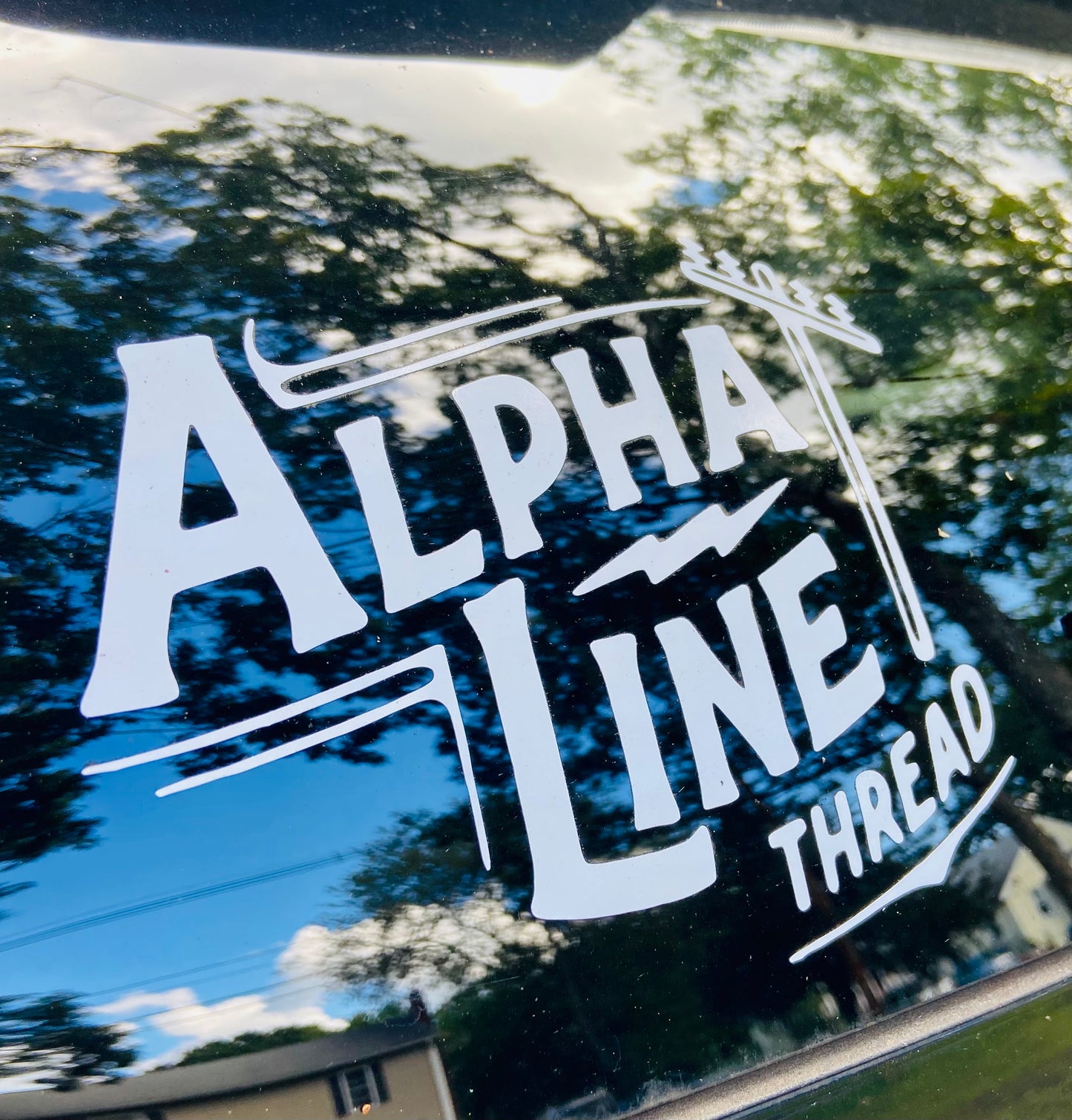 lineman car sticker