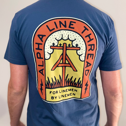 blue lineman shirt