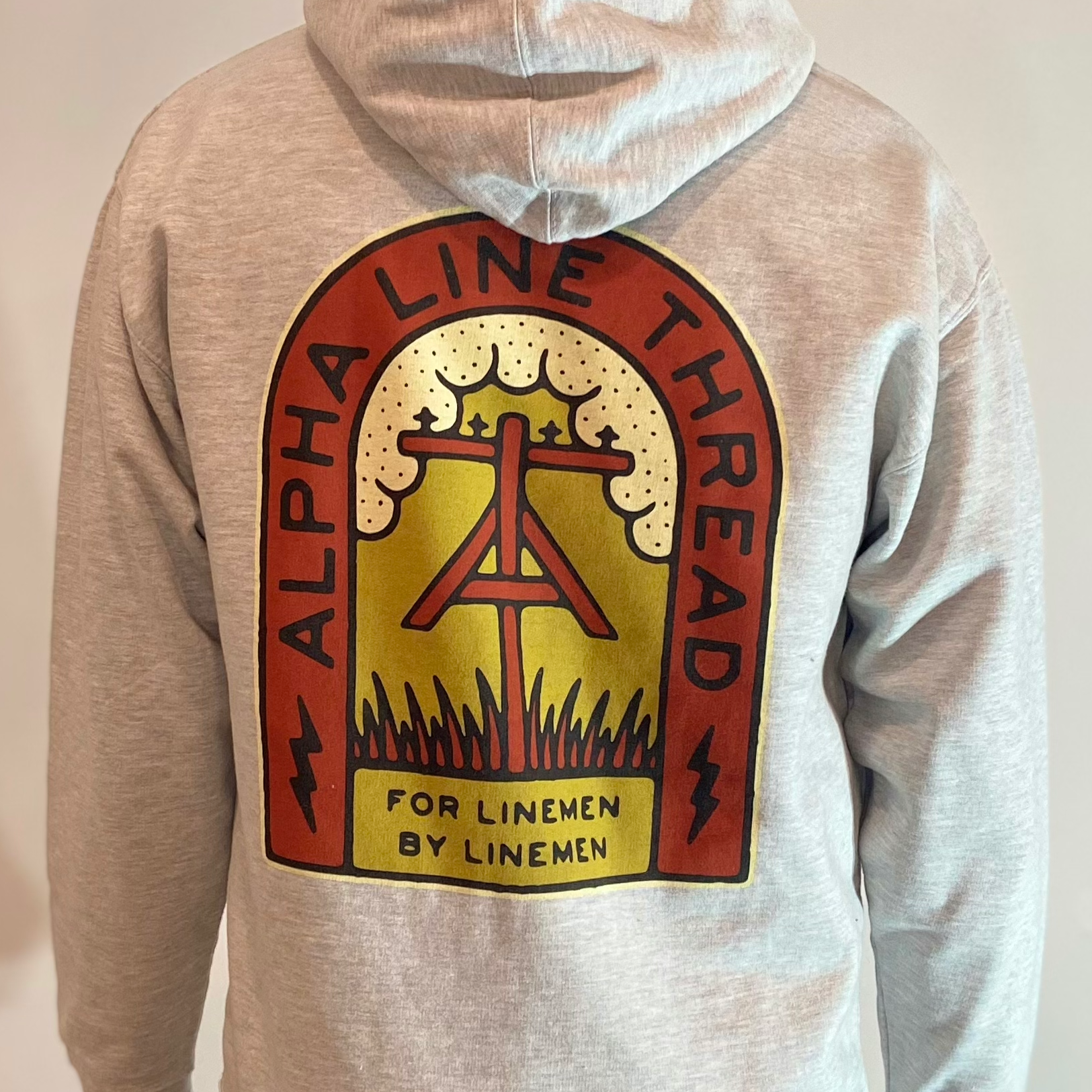 power line hoodie